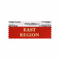 East Region Award Ribbon w/ Gold Foil Print (4"x1 5/8")